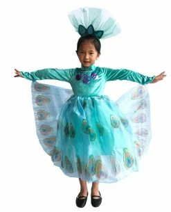 Sydney So Sweet Costumes For Kids Fancy Peacock Costume Halloween Dress Up For Baby, Toddler, Little Girls