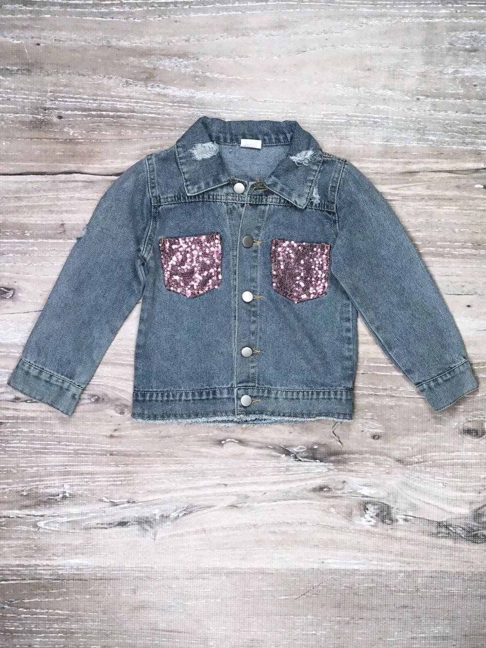 Sydney So Sweet Dazzling Denim Sparkly Pink Girls Jean Jacket 2 Sydney So Sweet Dazzling Denim Sparkly Pink Girls Jean Jacket