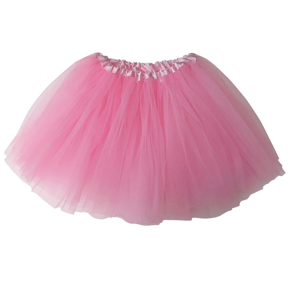 Sydney So Sweet Pink Tutu Skirt - Kids Size 3-Layer Tulle Basic Ballet Dance Costume Tutus For Girls 2 Sydney So Sweet Pink Tutu Skirt - Kids Size 3-Layer Tulle Basic Ballet Dance Costume Tutus For Girls