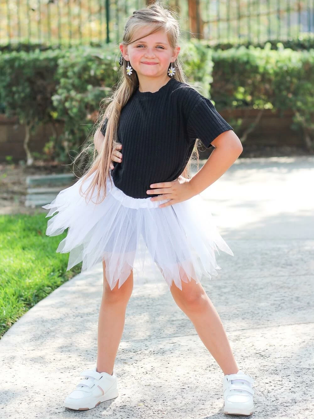 Sydney So Sweet White Fairy Costume Pixie Tutu Skirt For Kids, Adults, Plus 1 Sydney So Sweet White Fairy Costume Pixie Tutu Skirt For Kids, Adults, Plus