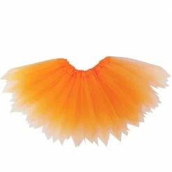 Sydney So Sweet Neon Orange Fairy Costume Pixie Tutu Skirt For Kids, Adults, Plus Tutu & Costume Shop