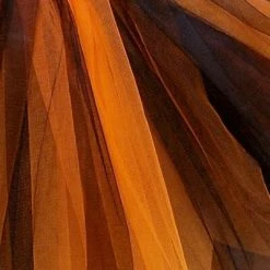 Sydney So Sweet Halloween Orange & Black Fairy Costume Pixie Tutu Skirt For Kids, Adults, Plus