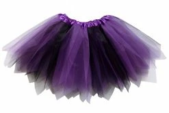 Sydney So Sweet Purple & Black Fairy Costume Pixie Tutu Skirt For Kids, Adults, Plus Tutu & Costume Shop