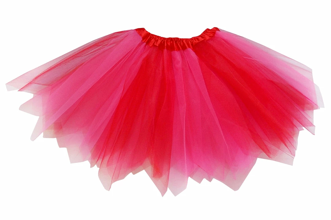 Sydney So Sweet Neon Pink & Red Fairy Costume Pixie Tutu Skirt For Kids, Adults, Plus On Wednesday, We Wear Pink 1 Sydney So Sweet Neon Pink & Red Fairy Costume Pixie Tutu Skirt For Kids, Adults, Plus On Wednesday, We Wear Pink