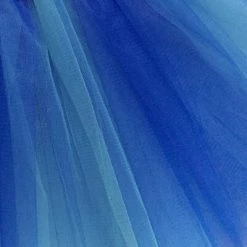 Sydney So Sweet Royal Blue & Light Blue Fairy Costume Pixie Tutu Skirt For Kids, Adults, Plus