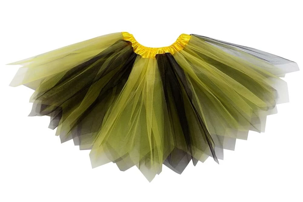 Sydney So Sweet Yellow & Black Fairy Costume Pixie Tutu Skirt For Kids, Adults, Plus 1 Sydney So Sweet Yellow & Black Fairy Costume Pixie Tutu Skirt For Kids, Adults, Plus