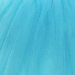 Sydney So Sweet Light Blue Pom Pom Girls Tutu - Kids Size Tulle Tutu Happy Birthday Party Skirt