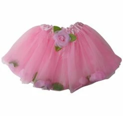 Sydney So Sweet On Wednesday, We Wear Pink Pink Posh Petal Girls Tutu Skirt - Kids Size 3-Layer Tulle Basic Ballet Dance Costume Tutus