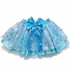 Sydney So Sweet Snowflake Frozen Elsa Princess Costume Tutu Skirt In Kid, Adult, Or Plus Size Mom & Me Matching