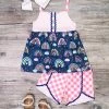 Sydney So Sweet Rainbow Cloud Pink Gingham Girls Shorts Outfit New Arrivals