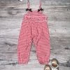 Sydney So Sweet Red & White Gingham Ruffle Girls Baby Romper