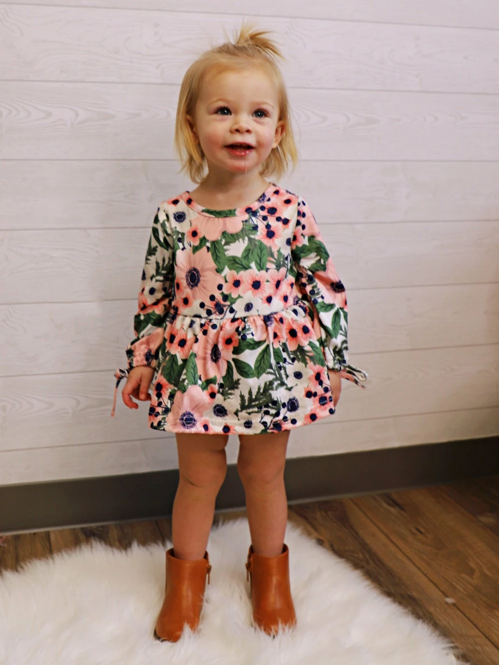 Sydney So Sweet Baby Boutique Rainforest Floral Pink Girls Baby Romper 2 Sydney So Sweet Baby Boutique Rainforest Floral Pink Girls Baby Romper