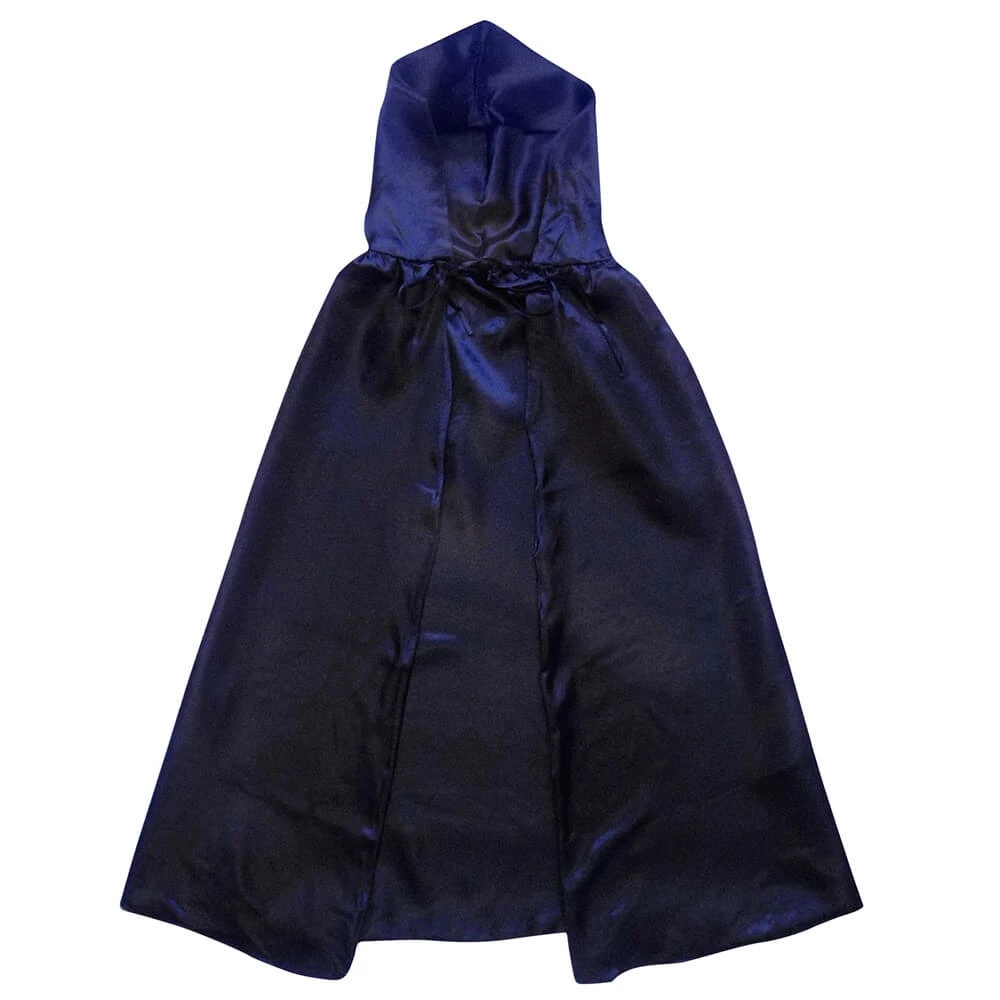Sydney So Sweet Black Hooded Cape, Superhero Or Villian Hooded Black Cloak 1 Sydney So Sweet Black Hooded Cape, Superhero Or Villian Hooded Black Cloak