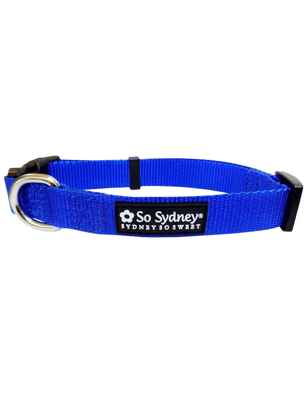 Sydney So Sweet Patriotic Royal Blue Adjustable Nylon Dog Collar For Small, Medium, Or Large Dogs 2 Sydney So Sweet Patriotic Royal Blue Adjustable Nylon Dog Collar For Small, Medium, Or Large Dogs