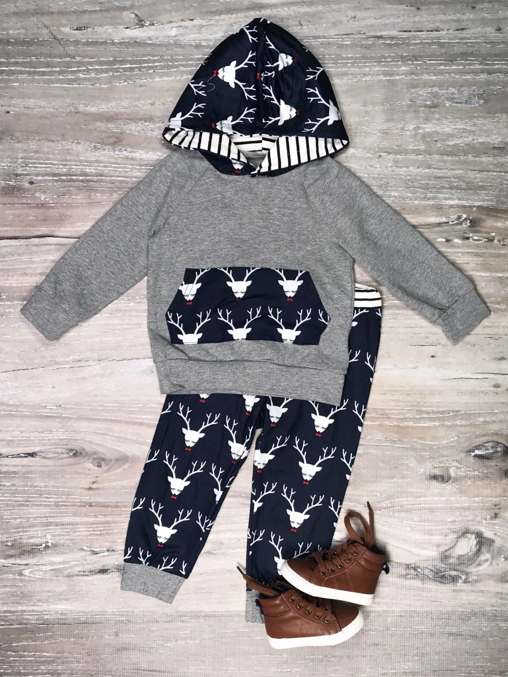 Sydney So Sweet Rudolph The Red Nosed Reindeer Navy Boys Jogger Outfit 1 Sydney So Sweet Rudolph The Red Nosed Reindeer Navy Boys Jogger Outfit