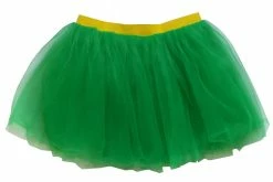 Sydney So Sweet Green & Yellow Superhero Tutu Skirt Costume For Girls, Women, Plus