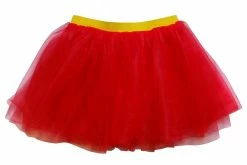 Sydney So Sweet Red & Yellow Superhero Tutu Skirt Costume For Girls, Women, Plus Tutu & Costume Shop