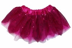 Sydney So Sweet Hot Pink Sparkle Running Tutu Skirt Costume For Girls, Women, Plus On Wednesday, We Wear Pink