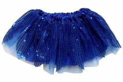Sydney So Sweet Royal Blue Sparkle Running Tutu Skirt Costume For Girls, Women, Plus