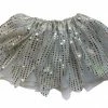 Sydney So Sweet Silver Sparkle Running Tutu Skirt Costume For Girls, Women, Plus Tutu & Costume Shop