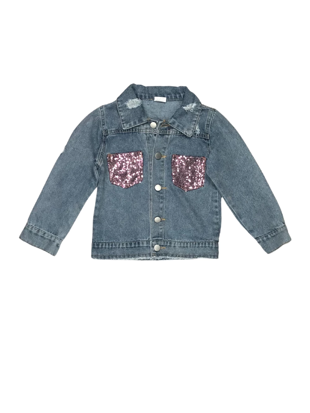 Sydney So Sweet Dazzling Denim Sparkly Pink Girls Jean Jacket 6 Sydney So Sweet Dazzling Denim Sparkly Pink Girls Jean Jacket
