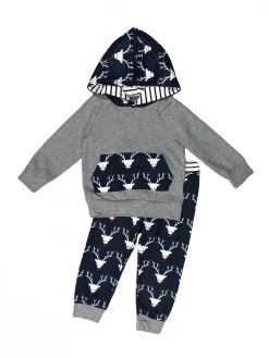 Sydney So Sweet Rudolph The Red Nosed Reindeer Navy Boys Jogger Outfit