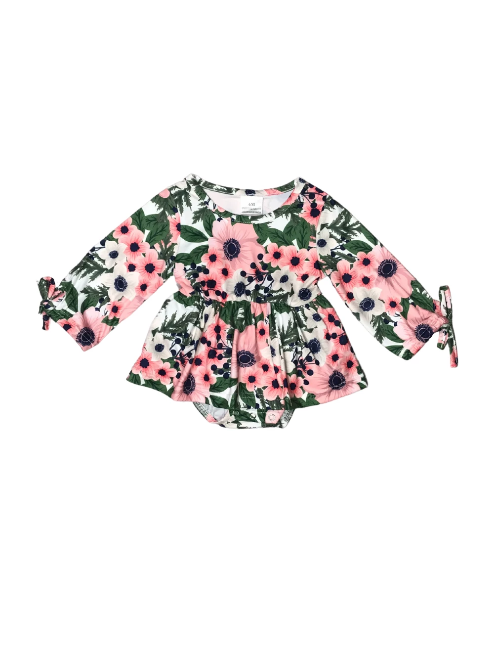 Sydney So Sweet Baby Boutique Rainforest Floral Pink Girls Baby Romper 4 Sydney So Sweet Baby Boutique Rainforest Floral Pink Girls Baby Romper