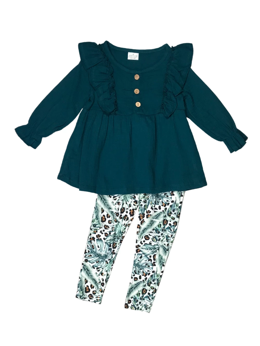 Sydney So Sweet Among The Wild Leopard Jungle Blue Ruffle Distressed Leggings Girls Outfit 2 Piece Pants Outfits 2 Sydney So Sweet Among The Wild Leopard Jungle Blue Ruffle Distressed Leggings Girls Outfit 2 Piece Pants Outfits