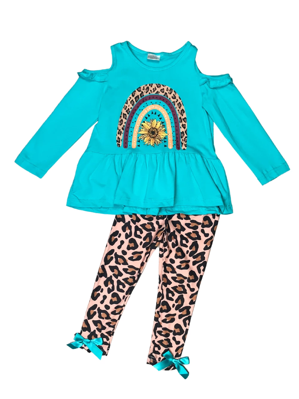 Sydney So Sweet 2 Piece Pants Outfits Sassy Sunflower Rainbow Cheetah Blue Cold Shoulder Girls Outfit 2 Sydney So Sweet 2 Piece Pants Outfits Sassy Sunflower Rainbow Cheetah Blue Cold Shoulder Girls Outfit