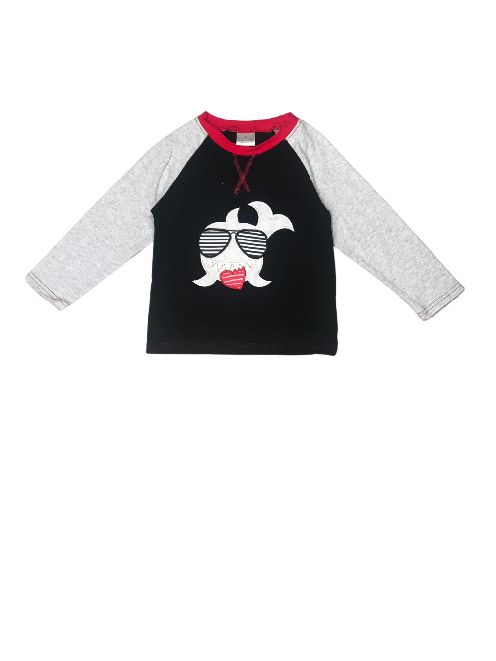 Sydney So Sweet T-Shirts & Tops Love Bites Shark Boys Raglan T-Shirt 2 Sydney So Sweet T-Shirts & Tops Love Bites Shark Boys Raglan T-Shirt