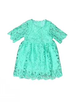 Sydney So Sweet Mint Green Lace Short Sleeve Girls Special Occasion Fancy Dress New Arrivals