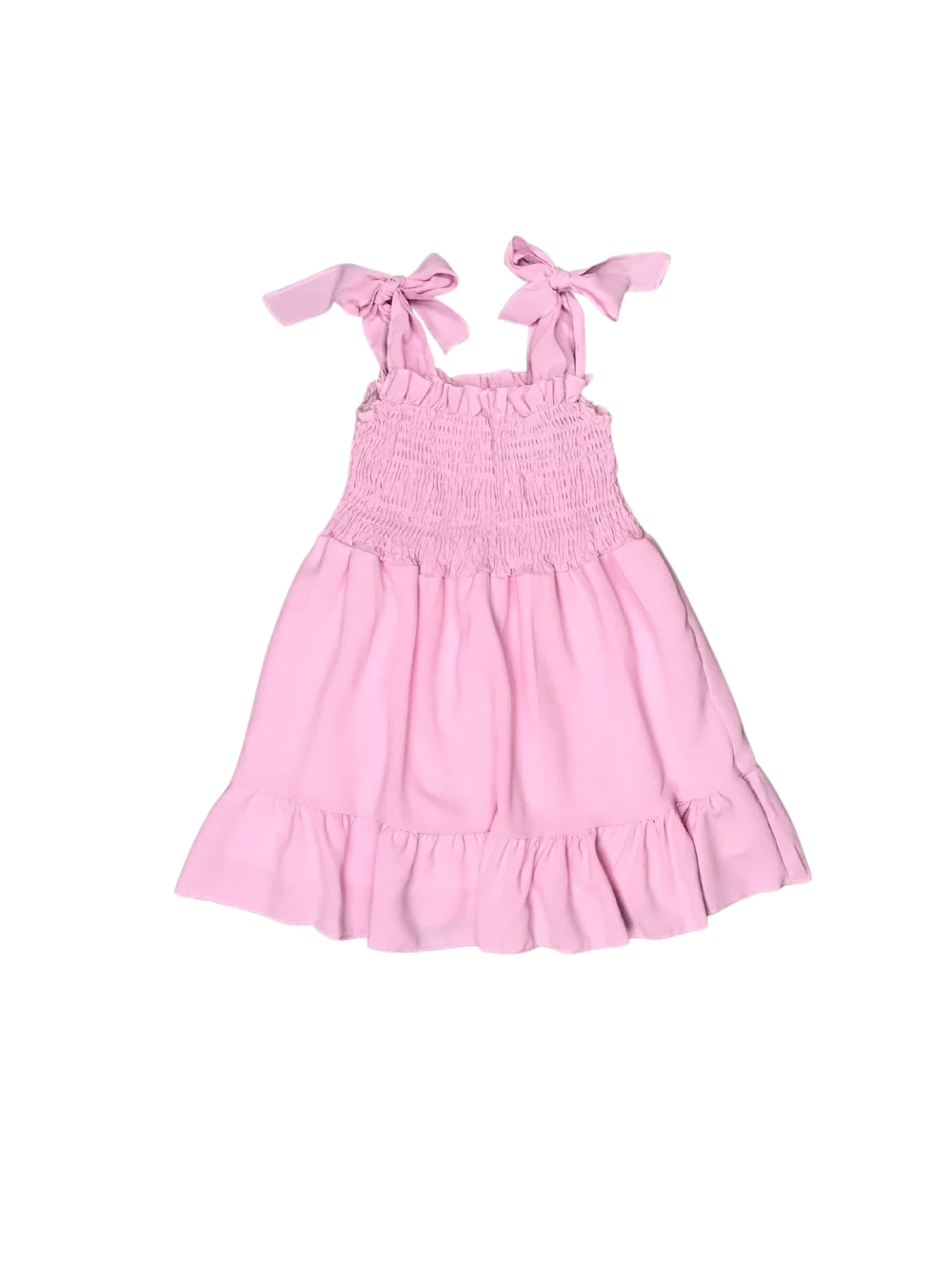 Sydney So Sweet Dresses & Skirt Sets Light Pink Smocked Tie Babydoll Girls Spring Summer Dress 2 Sydney So Sweet Dresses & Skirt Sets Light Pink Smocked Tie Babydoll Girls Spring Summer Dress
