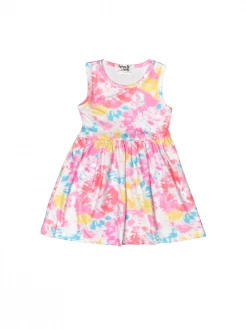 Sydney So Sweet Rainbow Swirl Tie Dye Tank Top Girls Spring Summer Dress