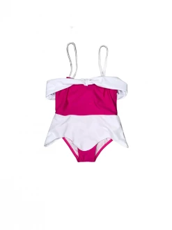 Sydney So Sweet Pink & White Sleeping Princess One Piece Girls Swimsuit 9 Sydney So Sweet Pink & White Sleeping Princess One Piece Girls Swimsuit