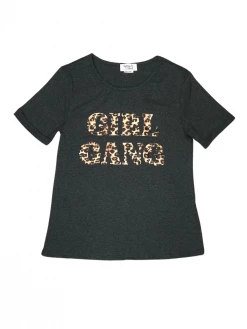 Sydney So Sweet Girl Gang Cheetah Short Sleeve Matching Mom Top New Arrivals