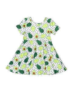 Sydney So Sweet You've Guac To Be Kidding Me Avocado Girls Skater Dress