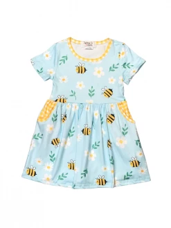 Sydney So Sweet Sweet As Can Bee Daisy Blue Girls Dress Dresses & Skirt Sets
