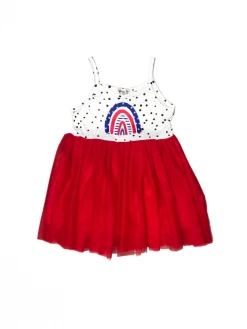 Sydney So Sweet New Arrivals American Cutie Boho Rainbow Blue & Red Tulle Chiffon Girls 4th Of July Dress 5 Sydney So Sweet New Arrivals American Cutie Boho Rainbow Blue & Red Tulle Chiffon Girls 4th Of July Dress