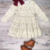 Sydney So Sweet Classy Sassy Cheetah Cream Ruffle Girls Dress