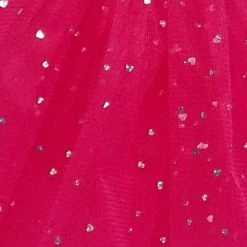 Sydney So Sweet Valentine's Day Hot Pink Sequin Heart Tutu Skirt Costume For Toddler, Girls, Women, Plus