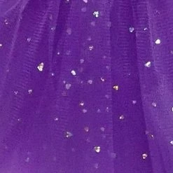 Sydney So Sweet Valentine's Day Purple Sequin Heart Tutu Skirt Costume For Toddler, Girls, Women, Plus