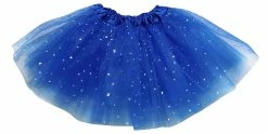 Sydney So Sweet Royal Blue Sequin Heart Tutu Skirt Costume For Toddler, Girls, Women, Plus Valentine's Day