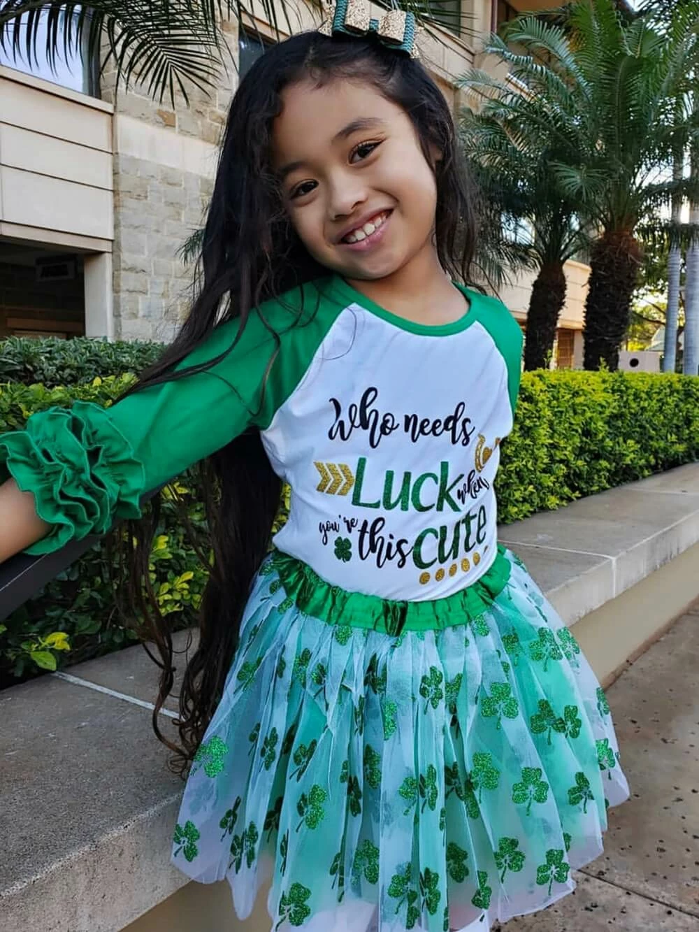 Sydney So Sweet St. Patrick's Day Sparkle Shamrock Tutu Skirt Costume For Girls, Women, Plus 1 Sydney So Sweet St. Patrick's Day Sparkle Shamrock Tutu Skirt Costume For Girls, Women, Plus