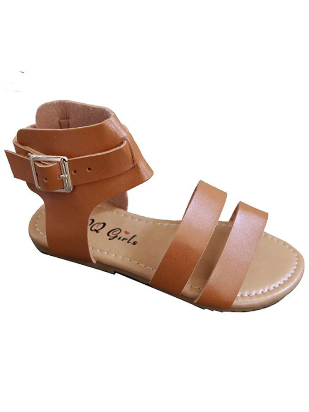 Sydney So Sweet Tan Brown Double Strap Gladiator Girls Sandal Footwear 1 Sydney So Sweet Tan Brown Double Strap Gladiator Girls Sandal Footwear