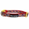 Sydney So Sweet Sweet Pup Superhero Blue Red Yellow Comfy, Adjustable Fashion Dog Collar
