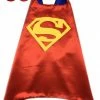 Sydney So Sweet Capes, Headbands, & Costume Accessories Super Hero Man Red Cape & Mask Set Costume For Adults