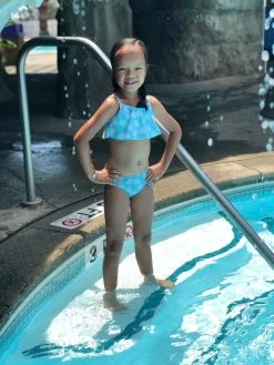 Sydney So Sweet Dandelion Wishes Girls Swim Two Piece Flounce Bikini Swimsuit