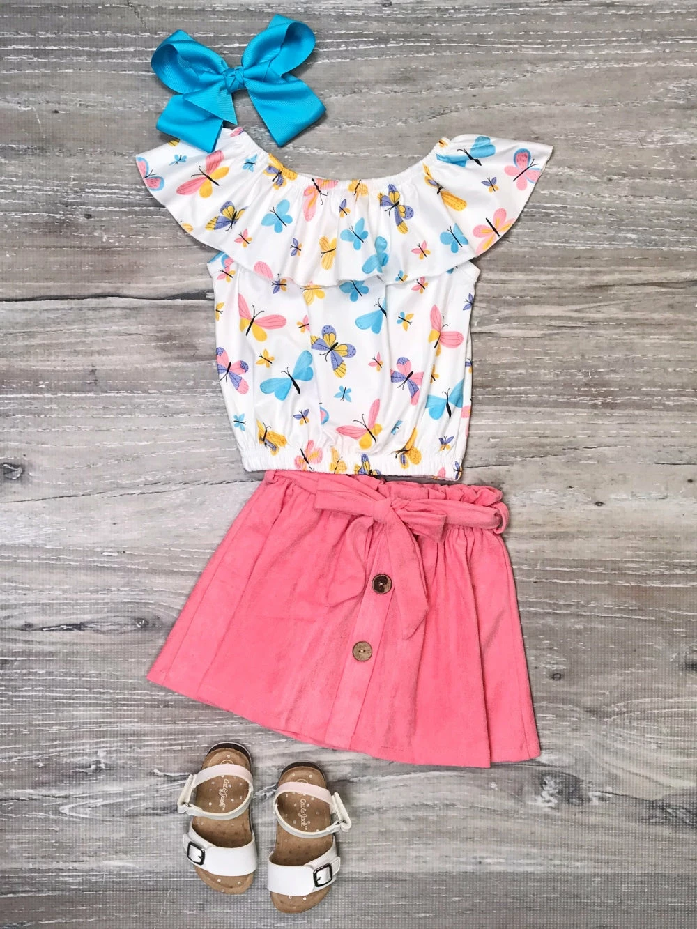 Sydney So Sweet True Beauty Butterfly Pink Flutter Girls Skirt Outfit Butterflies 1 Sydney So Sweet True Beauty Butterfly Pink Flutter Girls Skirt Outfit Butterflies