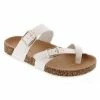 Sydney So Sweet Footwear Birkey Double Toe Strap Girls Sandal, White