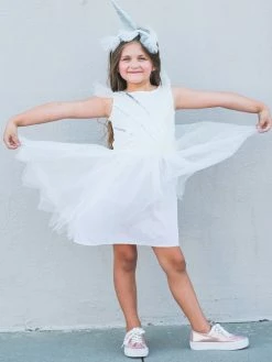 Sydney So Sweet Costumes For Kids White Magical Unicorn Costume Deluxe Halloween Dress Up For Girls, Toddler